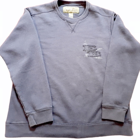 Eddie Bauer Sweatshirt Size Large Blue Crewneck